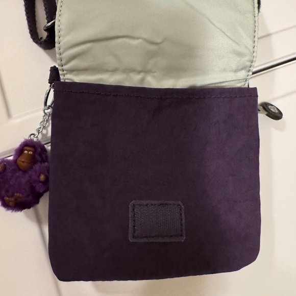 Kipling Small Beautiful Eggplant Purple Crossbody Bag - Picture 5 of 9